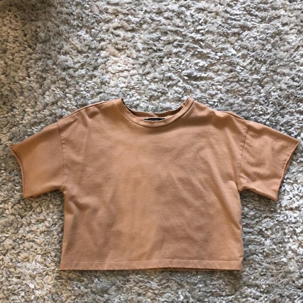 Tan Crop Top!